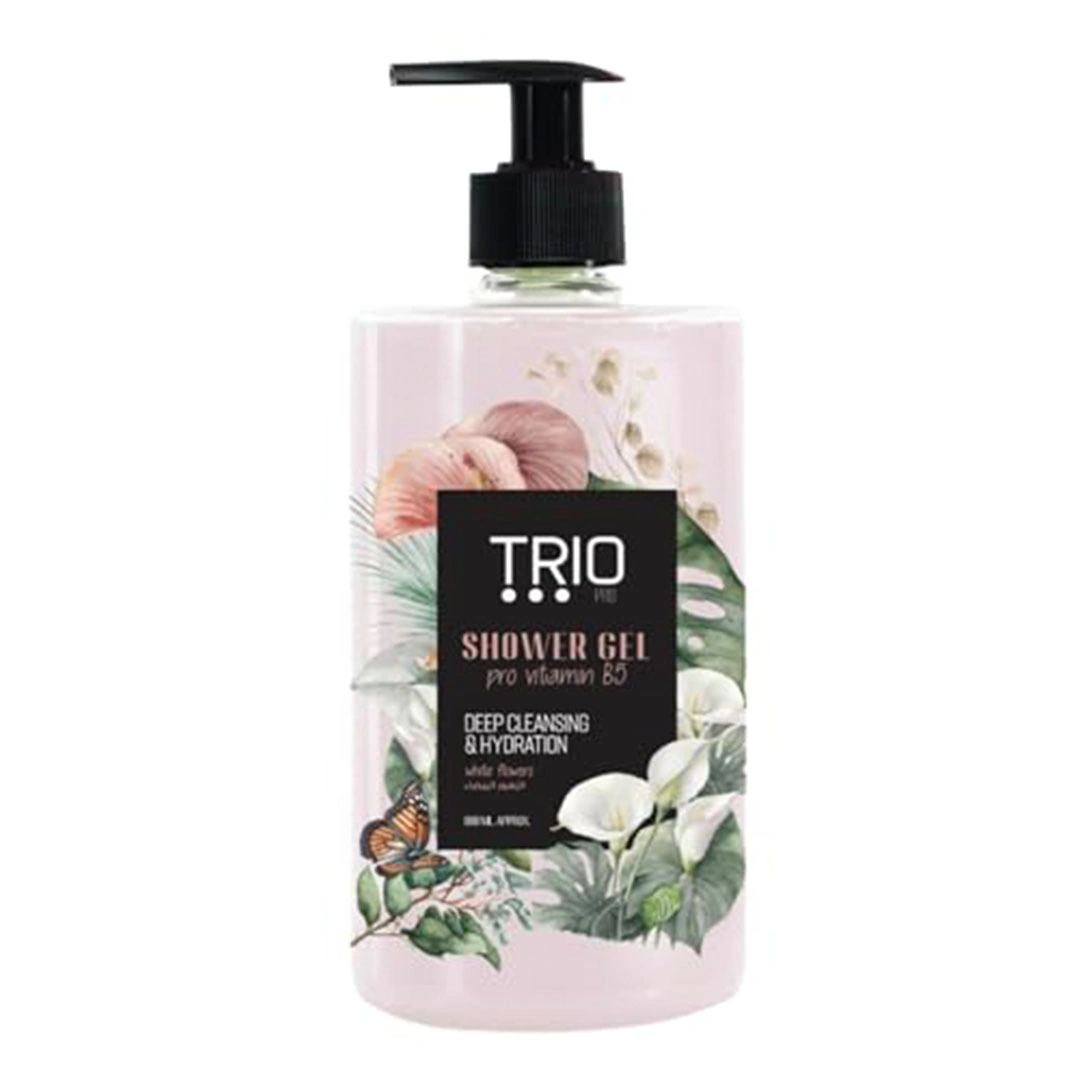 تريو برو شاور جل برائحه الزهور البيضاء - 800 مل