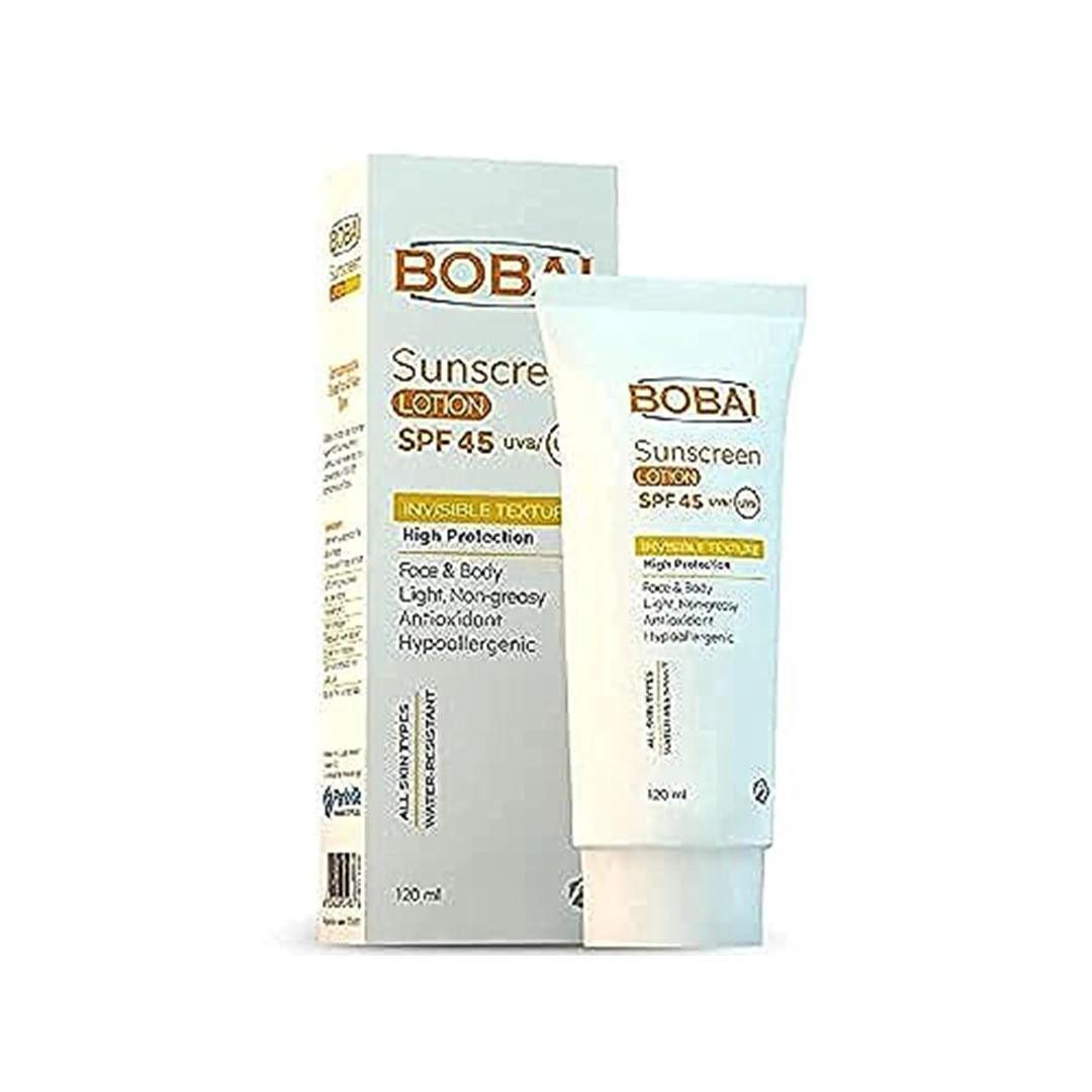 بوباي صن سكرين لوشن للوجه و الجسم عامل حماية 50SPF - 120 مللي