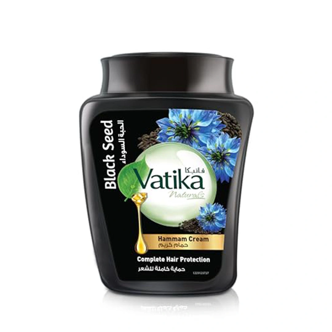 فاتيكا ناتشورالز حمام كريم بالحبة السوداء للحماية الكاملة للشعر - 450 جرام