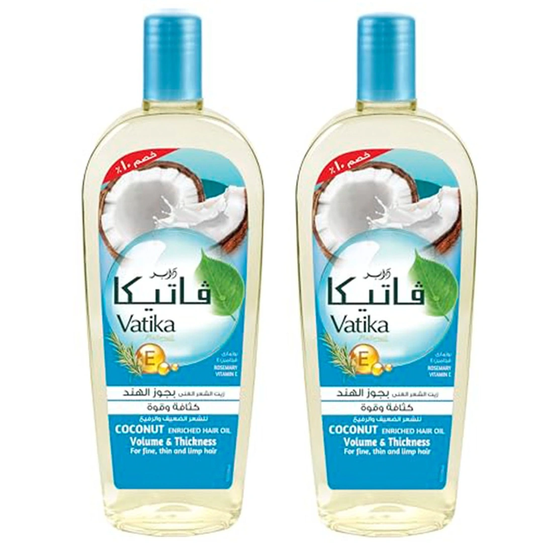 زيت دابر فاتيكا للشعر الخفيف بجوز الهند وفيتامين E والروزماري - 45 ملم - 2 قطعه