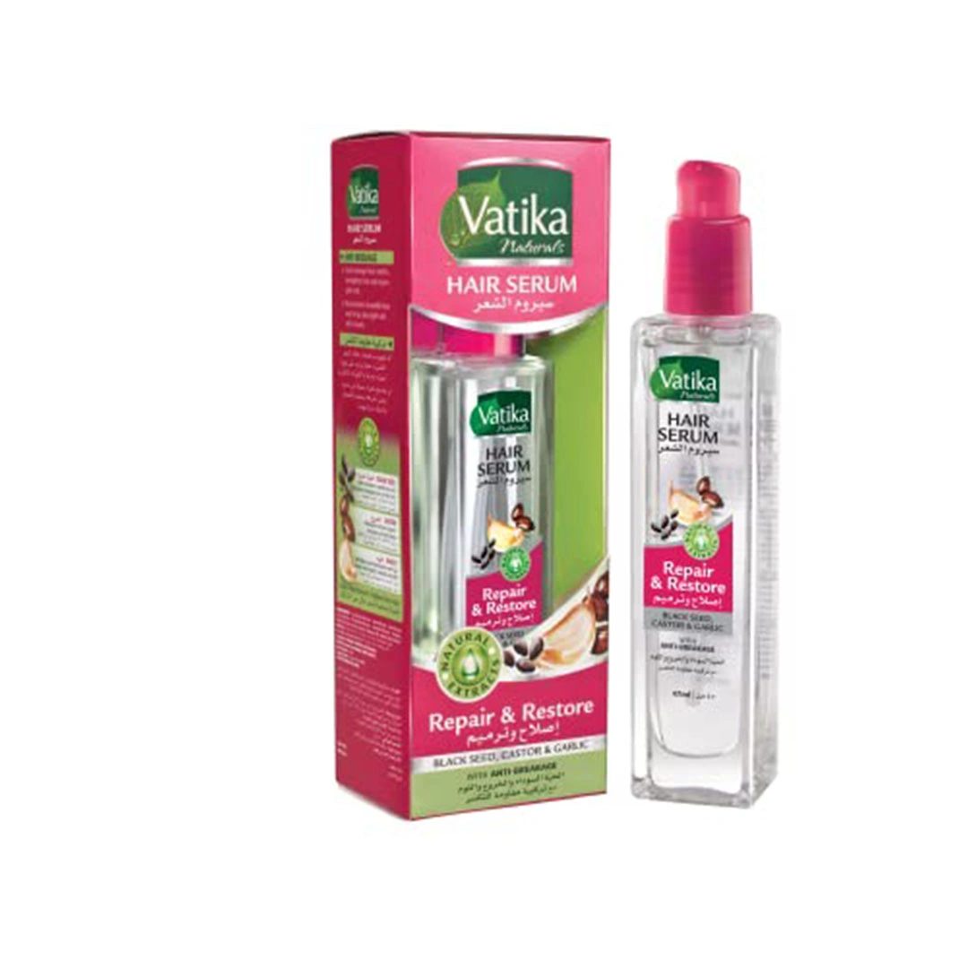 سيروم الشعر فاتيكا اصلاح وترميم بالحبة السوداء والخروع والثوم - 47 مل