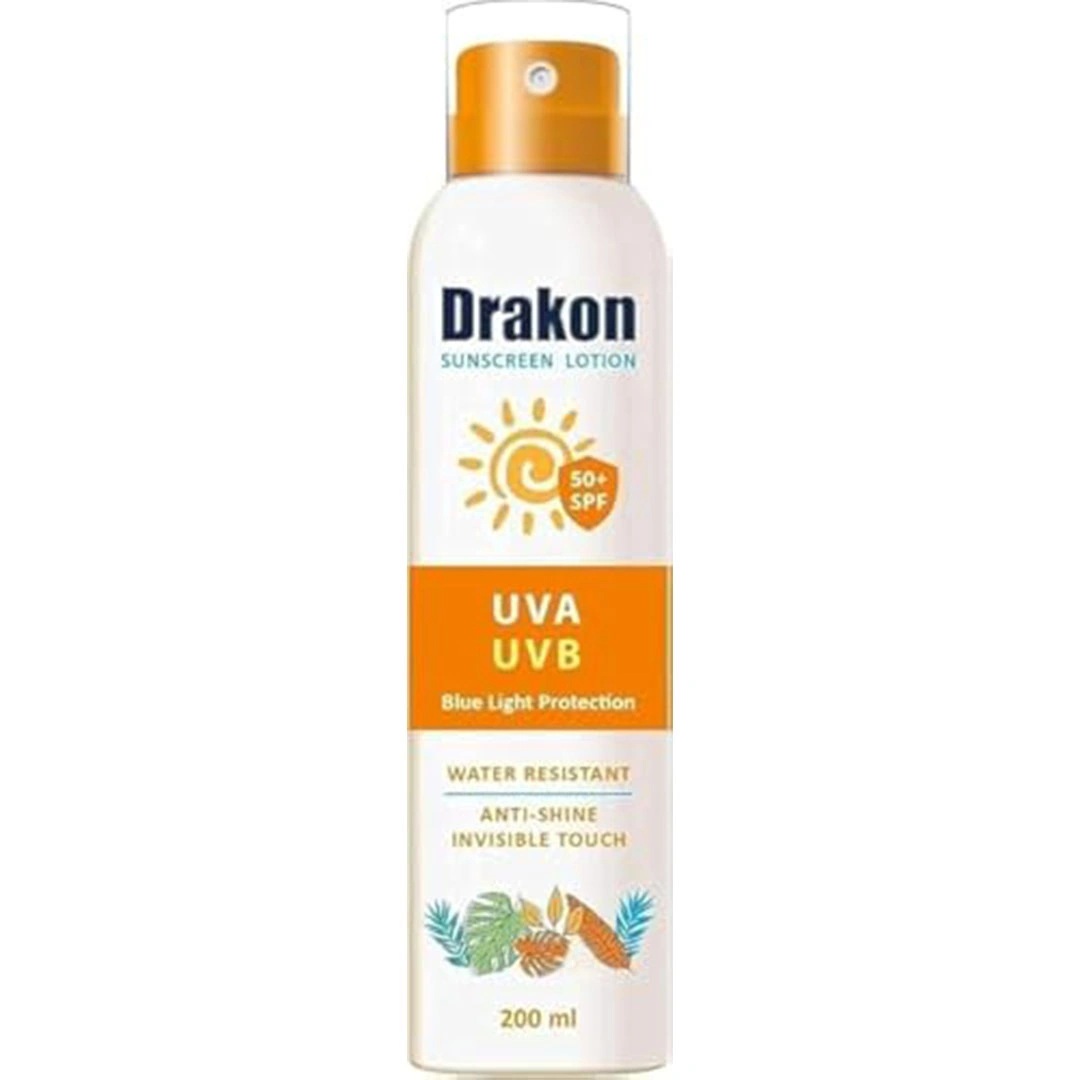 لوشن واقي من الشمس بمعامل الحماية SPF +50 دراكون بخاخ - 200 مل