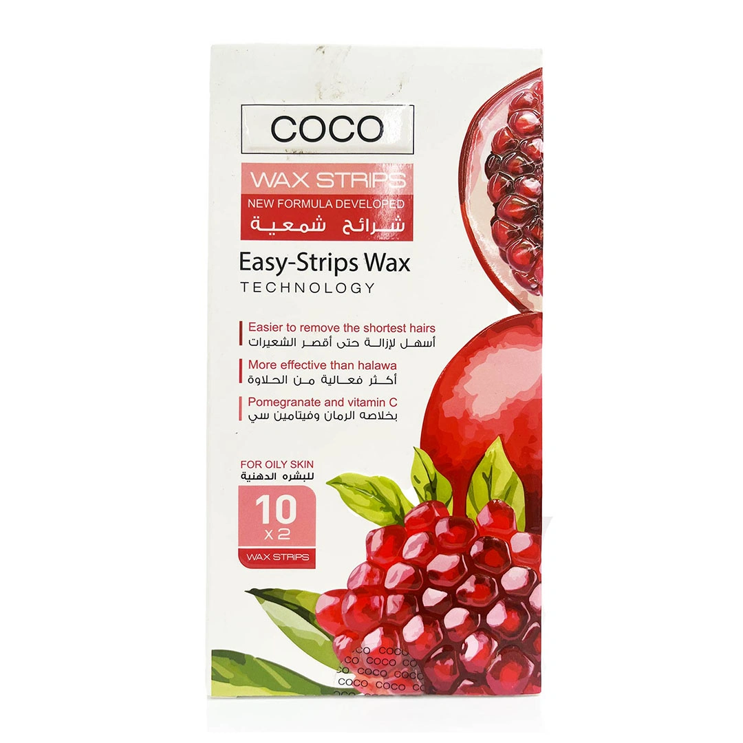 كوكو واكس شرائح شمعية بالرمان