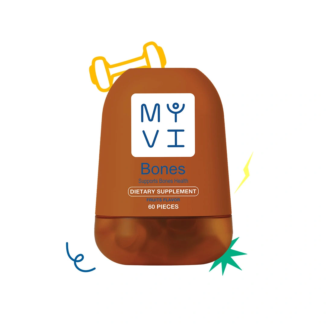 مكمل غذائي لدعم صحة العظام من مايفي - 60 قطعة