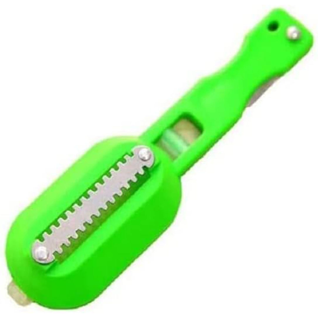 مقشرة بلاستيكية للأسماك - اخضر