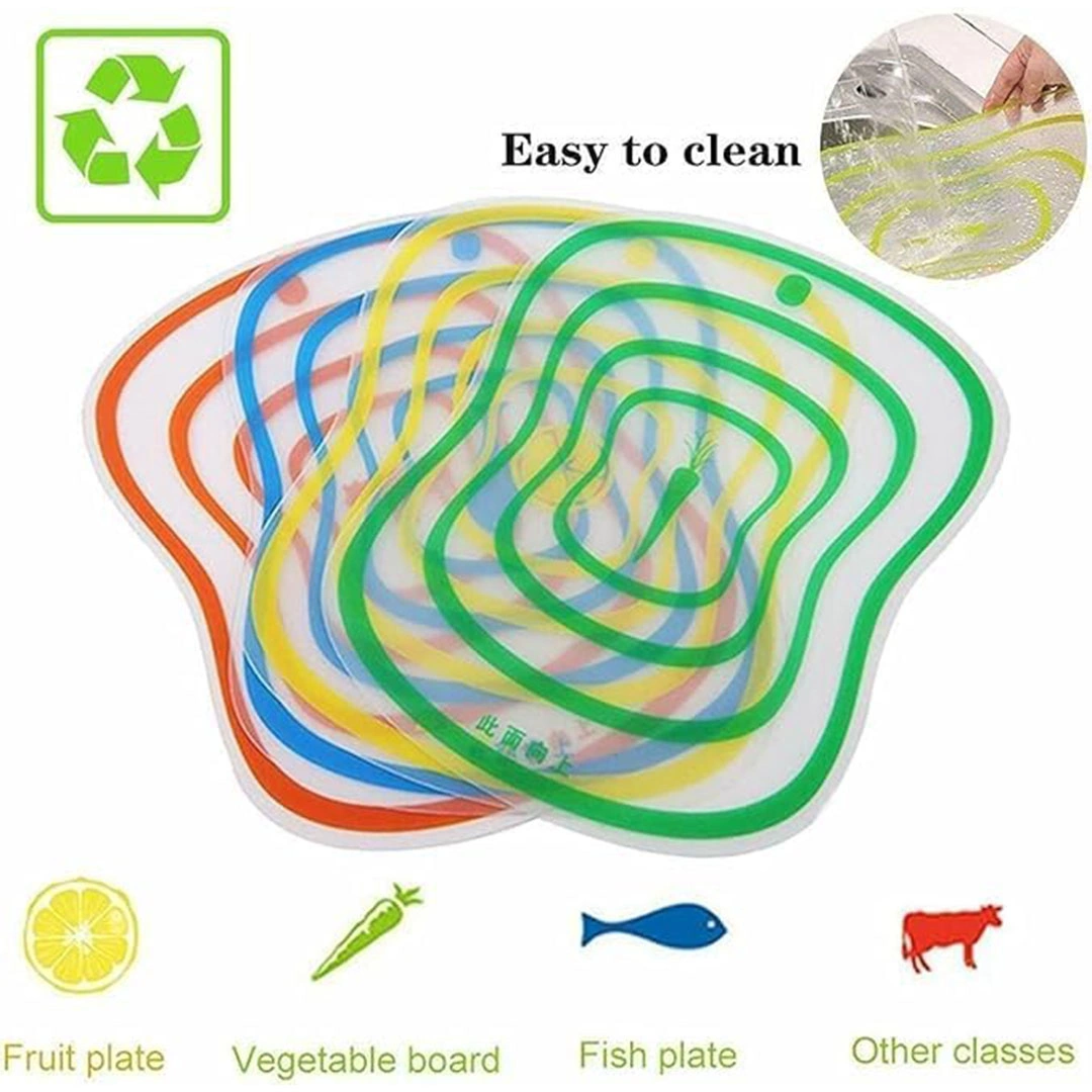 مجموعة ألواح تقطيع قابلة للطي - 4 قطع