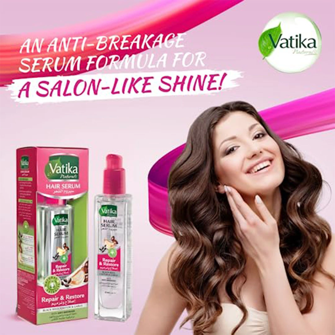 سيروم الشعر فاتيكا اصلاح وترميم بالحبة السوداء والخروع والثوم - 47 مل