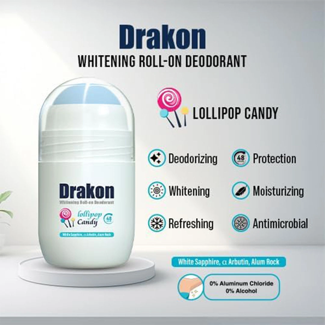 دراكون مزيل عرق لتفتيح البشرة لولي بوب كاندي - 50 ملي