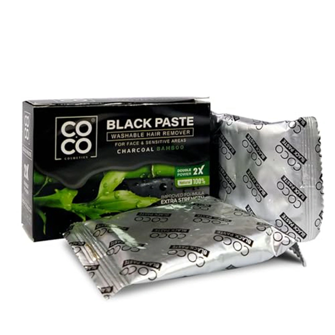 شمع لازالة الشعر ابيض بالفحم والالوفيرا كوكو - 100 جرام