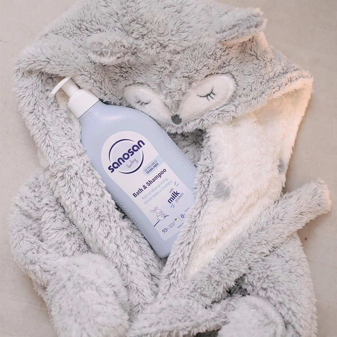 شامبو استحمام وشامبو للاطفال من سانوسان - 500 مل