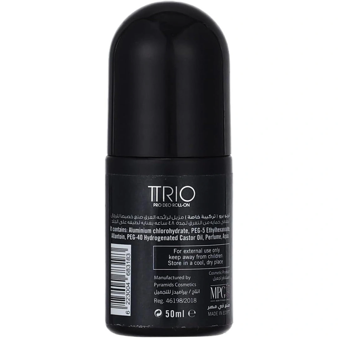 مزيل عرق فريش رول اون للرجال من تريو - 50 مل