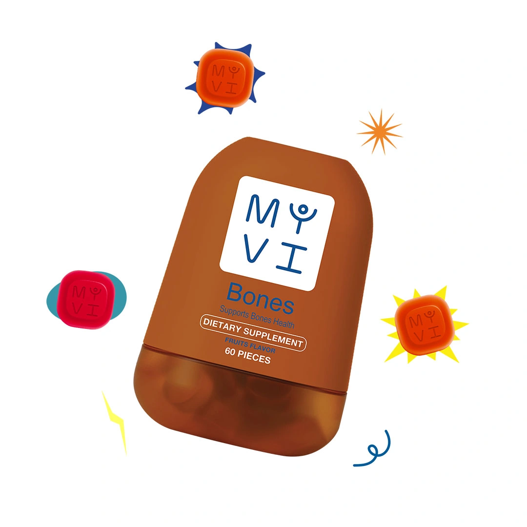 مكمل غذائي لدعم صحة العظام من مايفي - 60 قطعة