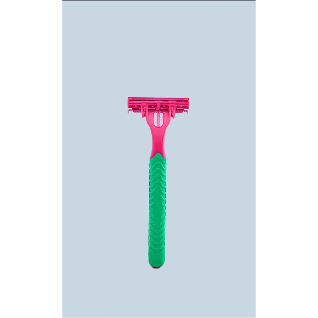 كانلي شفرات حلاقة للنساء برأس متحركة وجل الصبار - 4 قطع