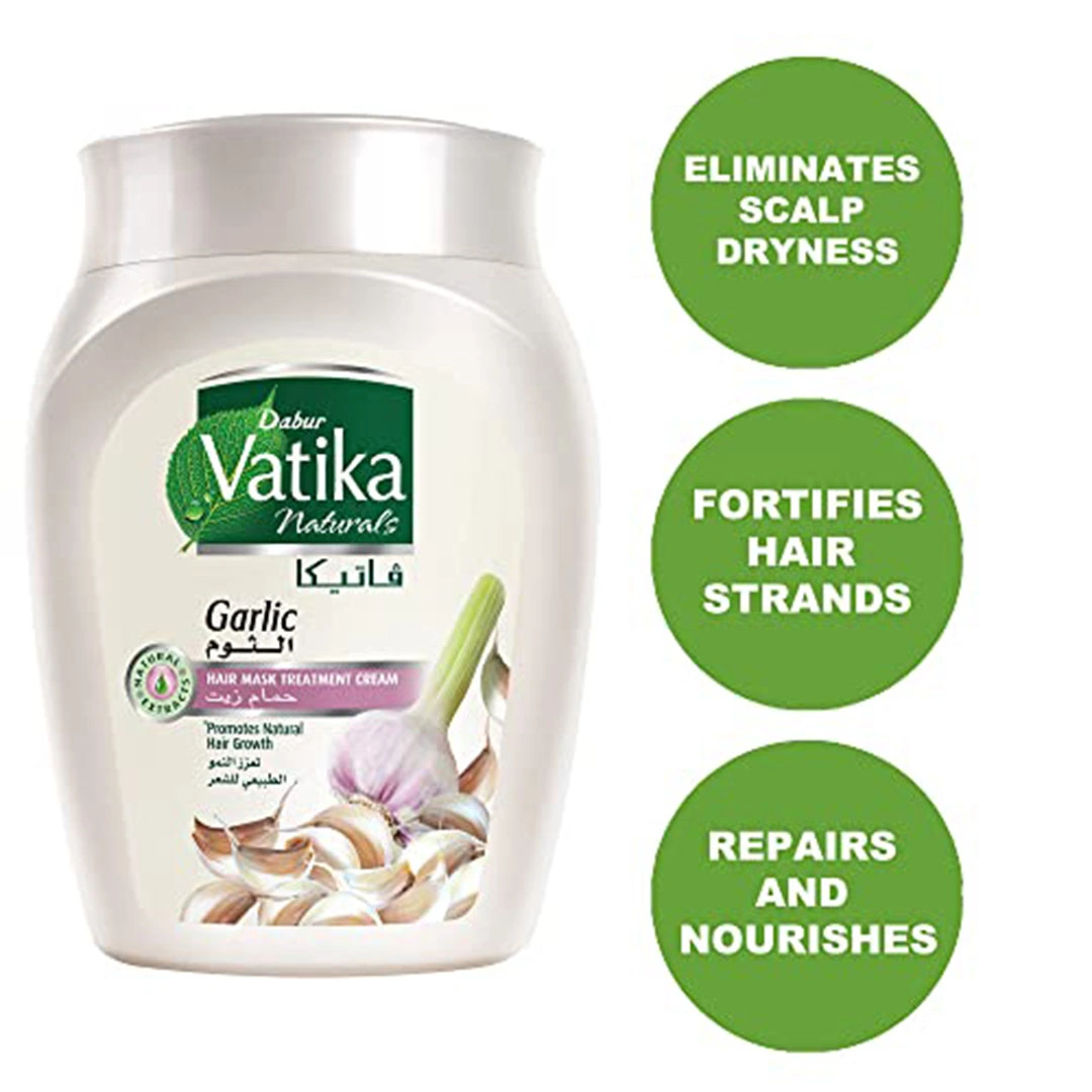 فاتيكا ناتشورالز حمام كريم بالثوم لتعزيز نمو الشعر - 225 جرام