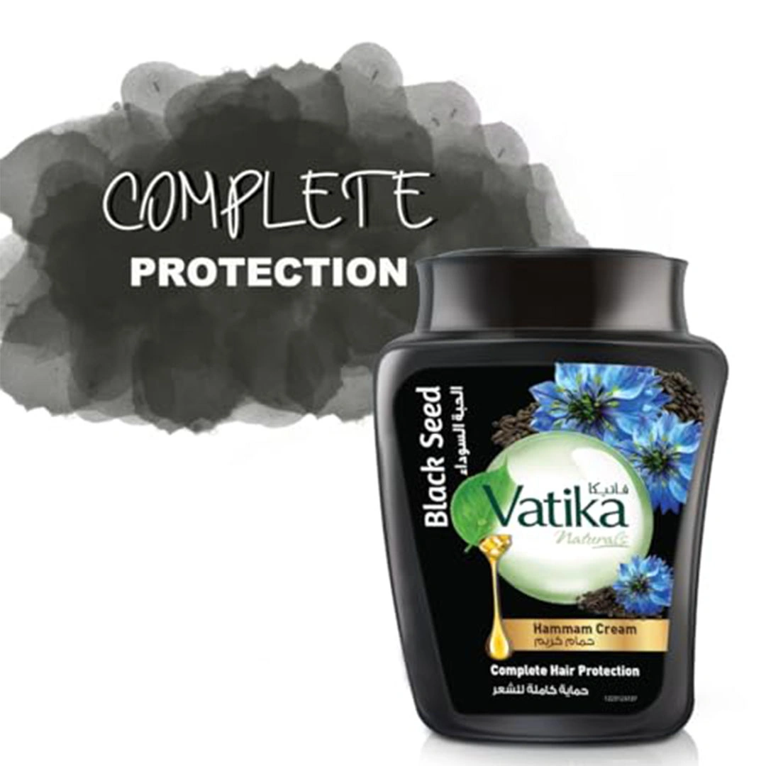 فاتيكا ناتشورالز حمام كريم بالحبة السوداء للحماية الكاملة للشعر - 450 جرام