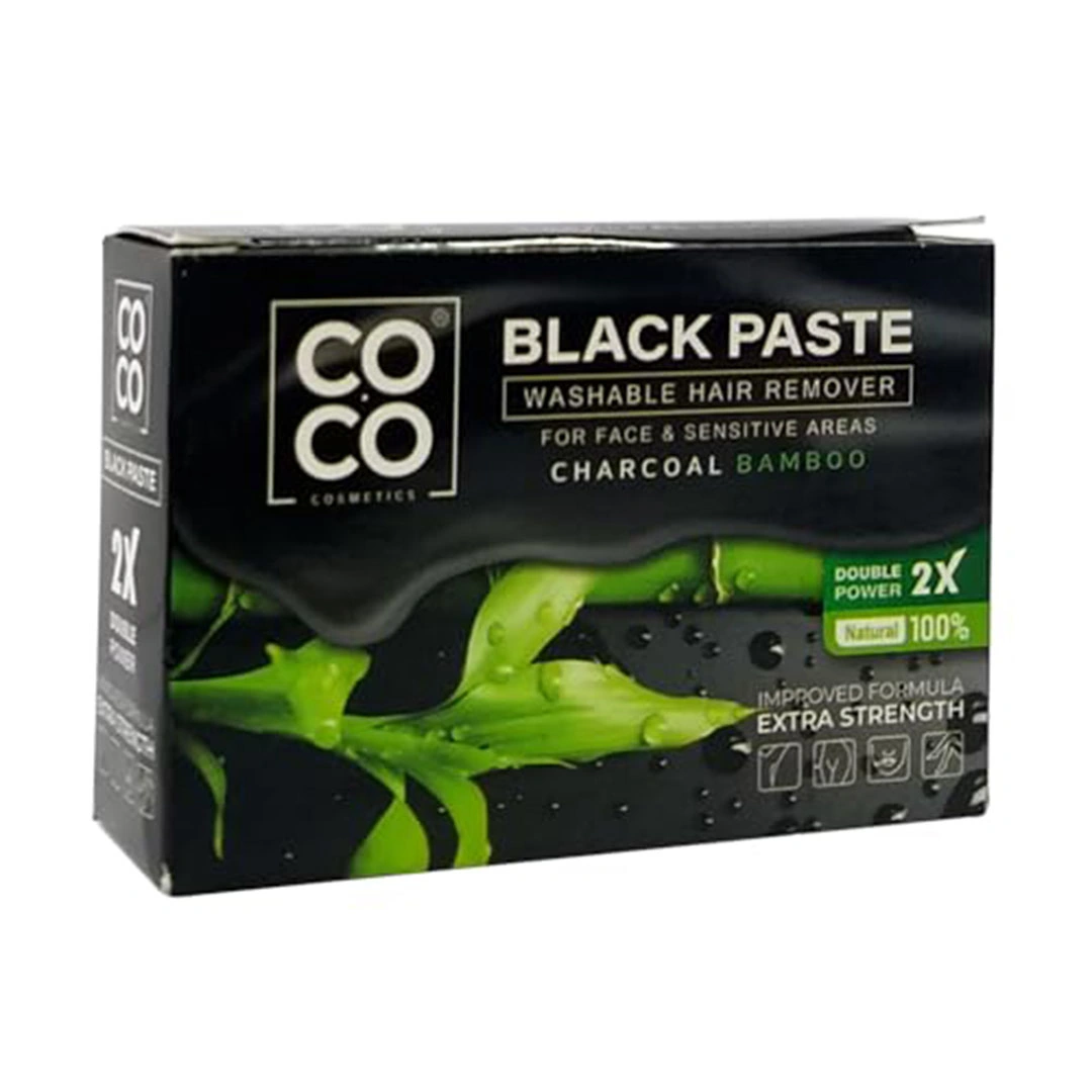 شمع لازالة الشعر ابيض بالفحم والالوفيرا كوكو - 100 جرام