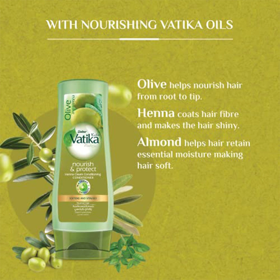 فاتيكا ناتشورالز بلسم مرطب بالزيتون والحناء - 360 مل