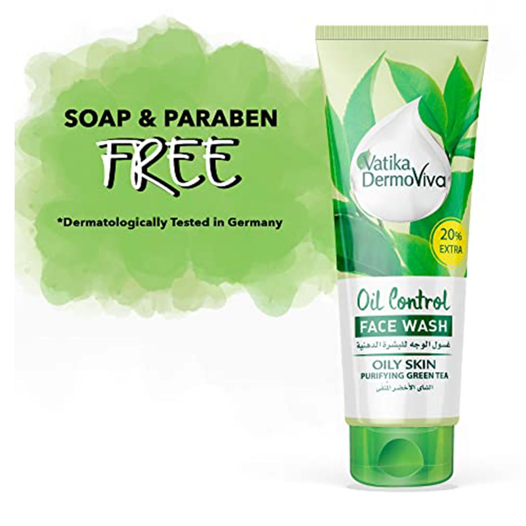 فاتيكا ديرموفيفا غسول الوجه للبشرة الدهنية بخلاصة الشاي الأخضر- 150 مللي