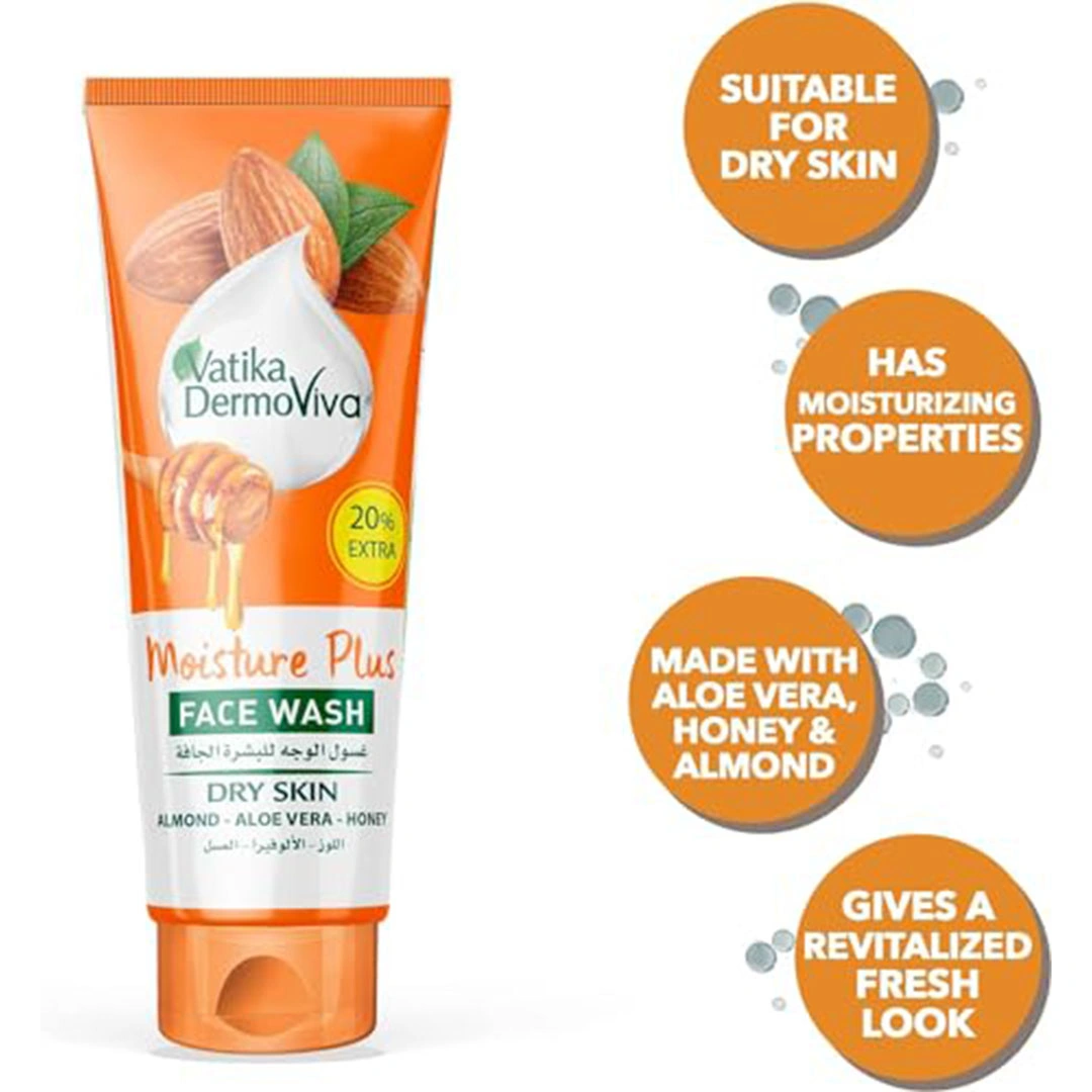 فاتيكا ديرموفيفا غسول لترطيب فائق للبشرة بخلاصة اللوز - 150 مل