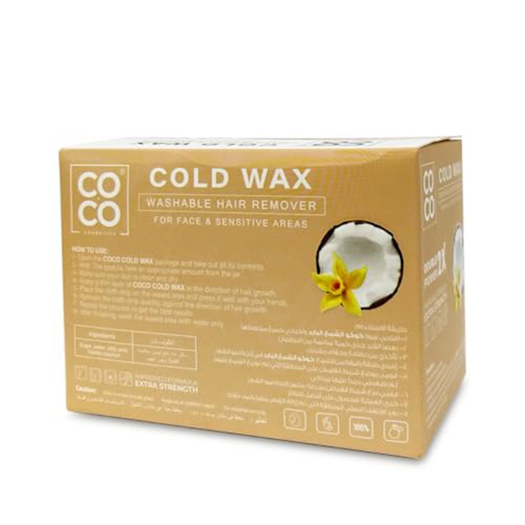 شمع لازالة الشعر بالفانيليا وجوز الهند من كوكو -  250 جرام