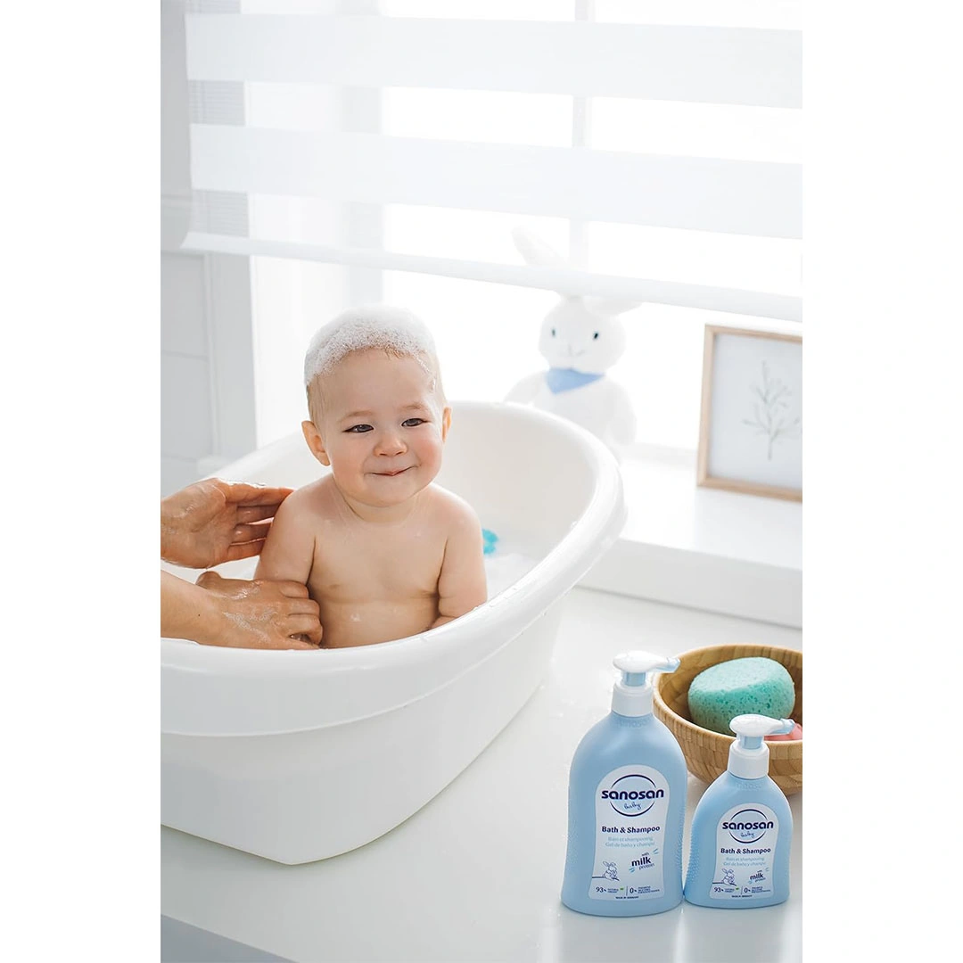 شامبو استحمام وشامبو للاطفال من سانوسان - 500 مل
