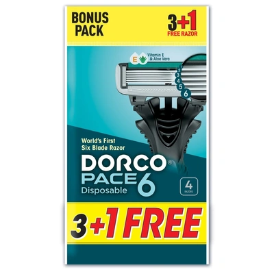 شفرة حلاقة بيس 6 للرجال - 3+1