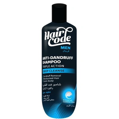 شامبو ضد القشرة للرجال من هير كود - تنظيف عميق - بحمام الكريم - 170 مللي