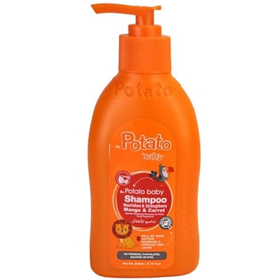 شامبو أطفال يغذي ويقوي بالمانجو والجزر خالي من البارابين بوتيتو - 200 مللي