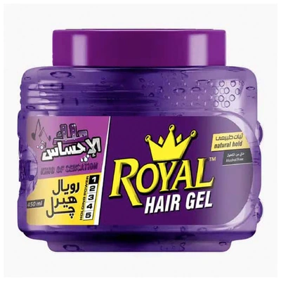 رويال هير جيل للشعر - 450 مل - موف