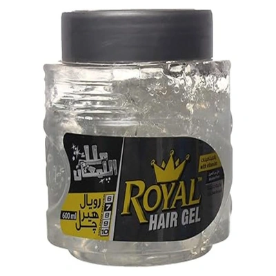 رويال هير جل لثبات ولمعان الشعر - 600 مل - شفاف