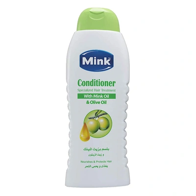 مينك بلسم بزيت المينك وزيت الزيتون للشعر - 800 مل