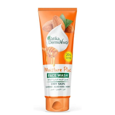 غسول الوجه للترطيب الفائق باللوز وصبار الالوفيرا والعسل للبشرة الجافة من فاتيكا - 50 مللي + 10 مللي