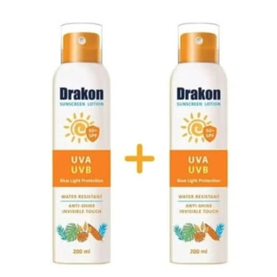 لوشن واقي شمس - دراكون - 200 مل - عرض 1+1