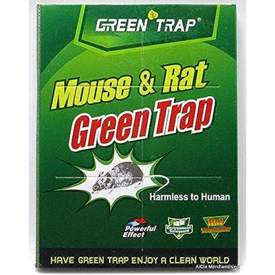 مصيدة فئران لاصقة بشكل لوحة غير سامة  -2 قطعه