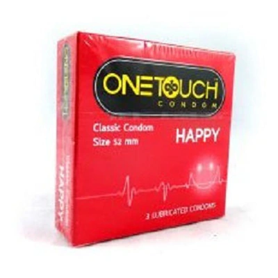 وان تاتش واقي ذكري هابي - عبوة واحدة - 3 قطع