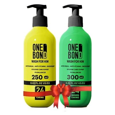 وان بوند غسول رجالى للمناطق الحساسة - أخضر+أصفر - 300 مل