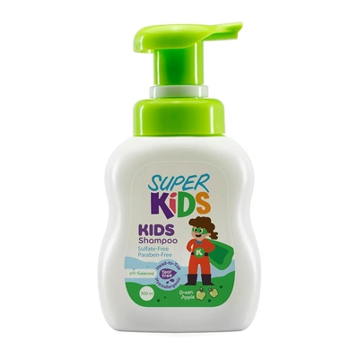 سوبر كيدز شامبو للاطفال برائحة التفاح الأخضر - 300 مل