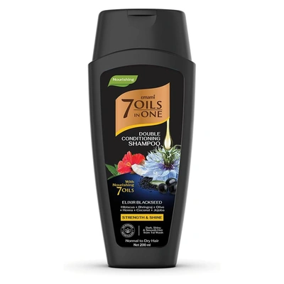 شامبو إيمامي 7 زيوت مزدوج الترطيب - الحبة السوداء - 200 مل