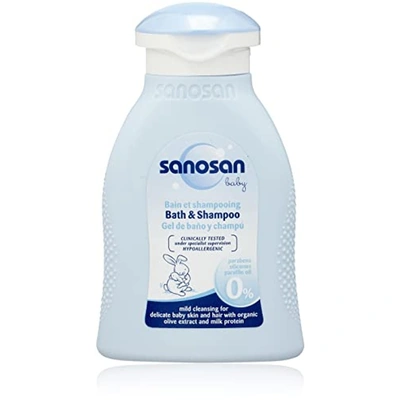 شامبو وغسول استحمام للأطفال من سانوسان - 100 مل
