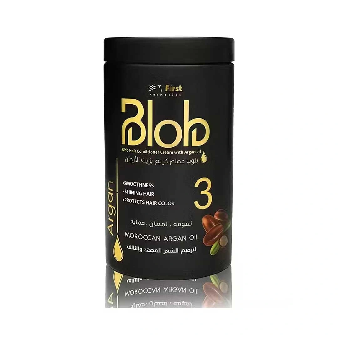 حمام كريم وبلسم للشعر بزيت الارجان من بلوب - 1 لتر