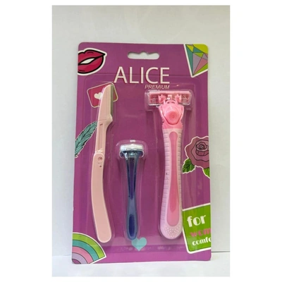 مجموعة شفرات أليس 3*1 لإزالة الشعر لكل الجسم