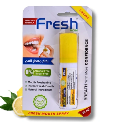 بخاخ معطر للفم مور بنكهة الليمون - 20 مل