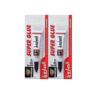 صمغ سوبر جلو لجميع الأسطح - 2 قطعة