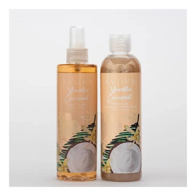 جل أستحمام مع بخاخ معطر للجسم - فانيليا جوز هند - 253 مل