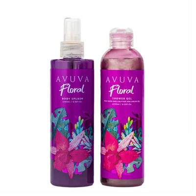 جل أستحمام مع بخاخ معطر للجسم - فلورال - 253 مل