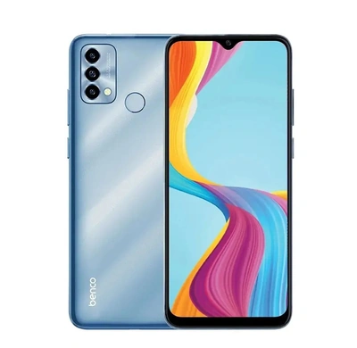 بينكو V90 موبايل - 128/4 جيجا - شريحتين - 4G - أزرق - SW010