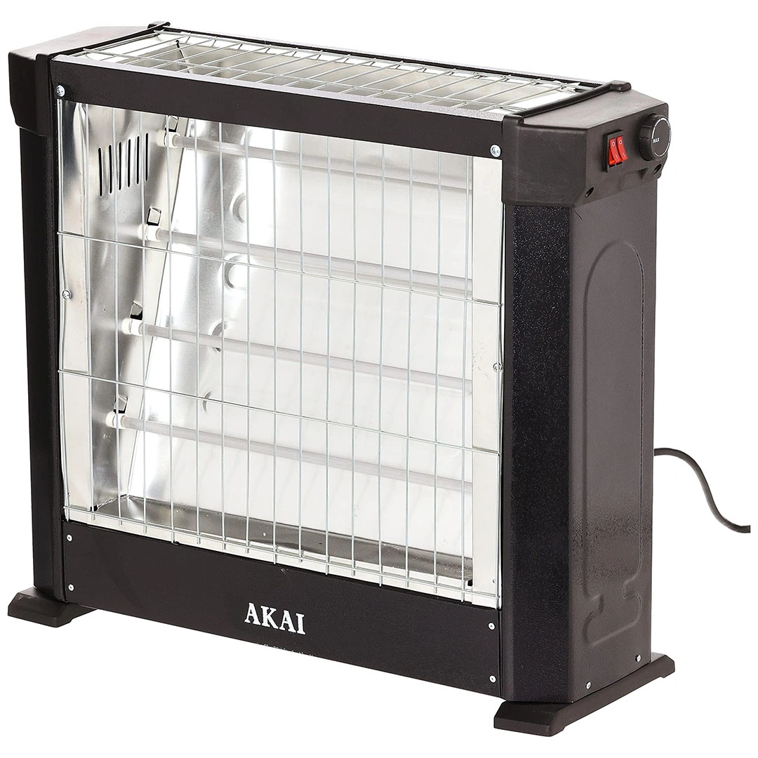 دفاية اياكس - هالوجين - 4 شمعة - 1200 وات - أسود - KGH-4