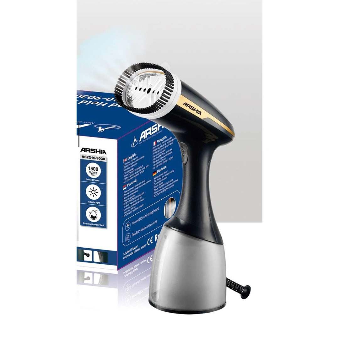 مكواة بخار محمولة ارشيا - 1500 وات - أسود - AS2210-9030