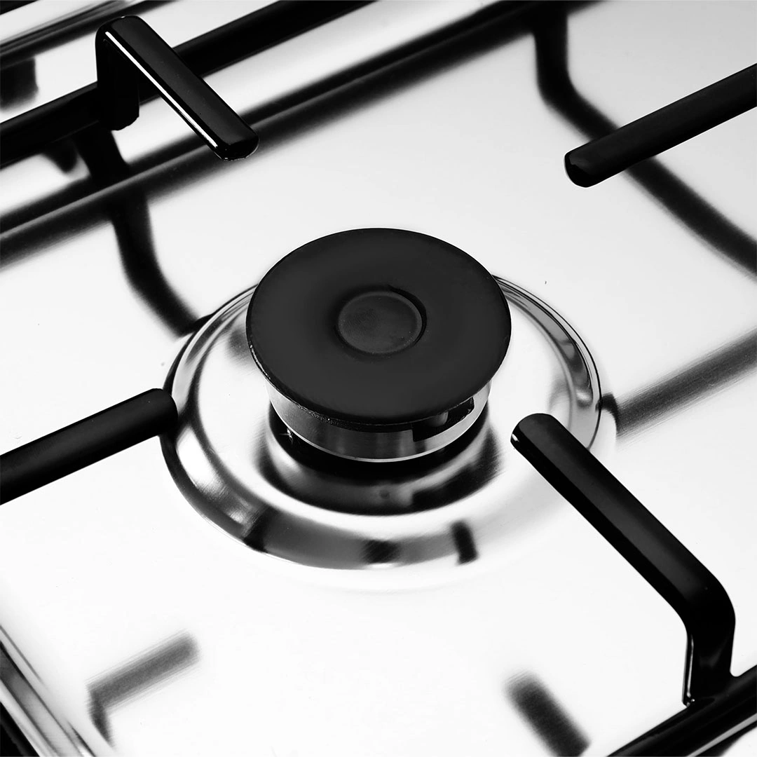 بوتاجاز جوستو يونيون اير - 5 شعلة - 80×60 سم - نصف امان - اسود / فضي - C68SSB-DC-443-SOF-GU-AL -