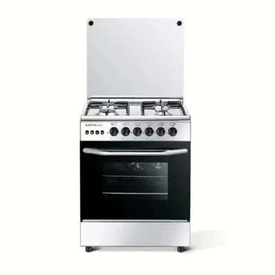 بوتجاز رويال جاز أرو بمروحة - 4 شعلات - فضي - ARO-60-SS-E-F-2010344